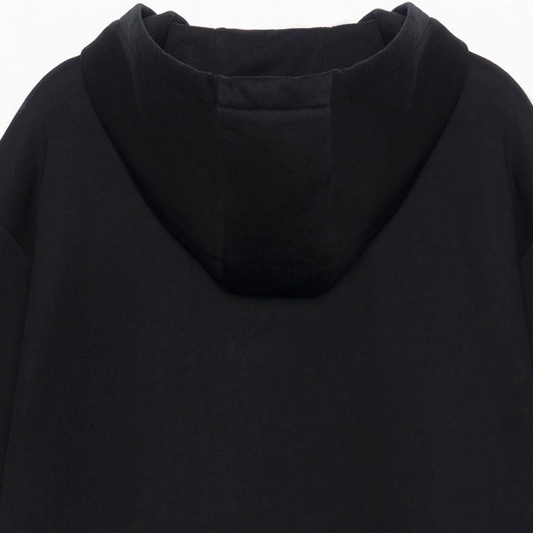 PRADA SS23  Black Pullover Hoodie with Large Pocket Design. UJL84A-11OQ-F0002-S-231 圖 8