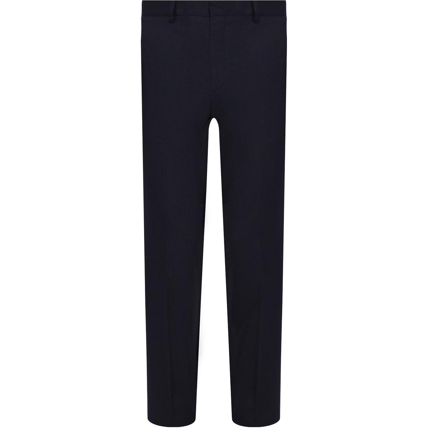 PRADA SS23  Black Slim-Fit Straight Casual Pants UPA841-1D16-F0002