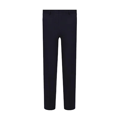 PRADA SS23 Black Slim-Fit Straight Casual Pants UPA841-1D16-F0002
