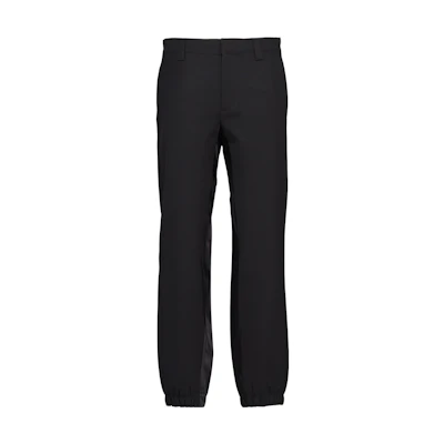 PRADA SS23 Black Solid Color Casual Jogger Pants SPH256-11A6-F0002-S-231