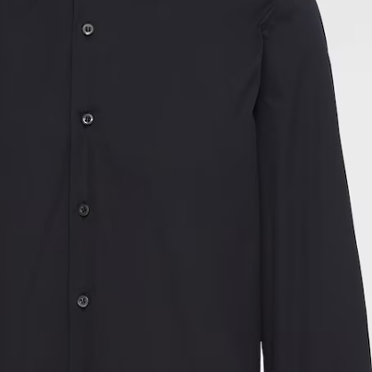 PRADA SS23  Black Solid Color Single-Breasted Sun Protection Shirt. UCM608-10HT-F0002 圖 7