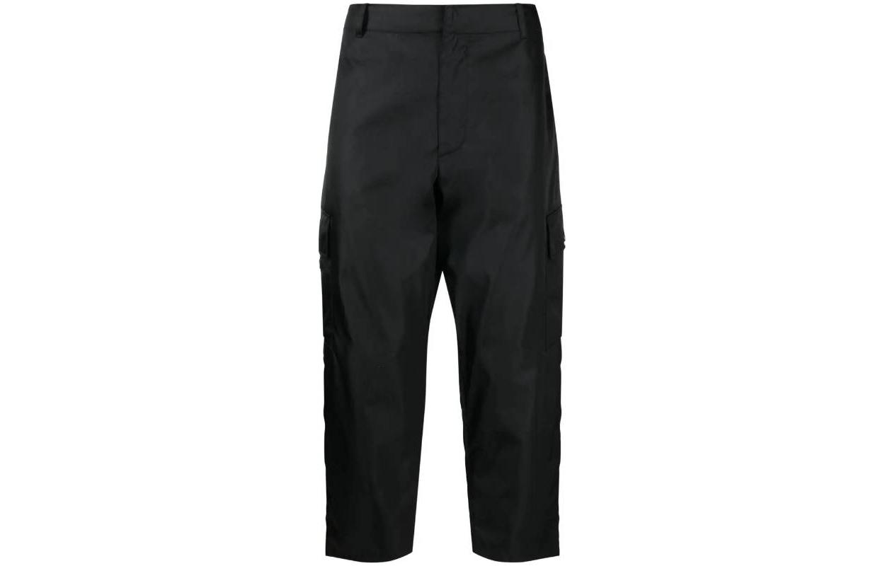 PRADA SS23  Black Straight-Leg Casual Pants with Side Pockets. SPH243-1WQ8-F0002-S-231 圖 2