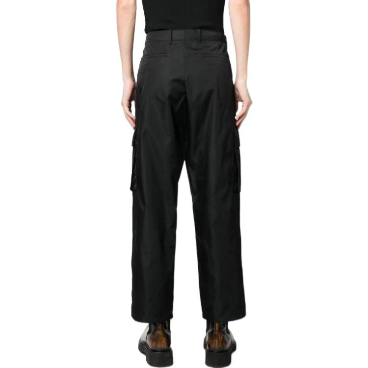PRADA SS23  Black Straight-Leg Casual Pants with Side Pockets. SPH243-1WQ8-F0002-S-231 圖 4