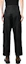 Shop PRADA SS23 黑色直筒休閒長褲帶側口袋。 SPH243-1WQ8-F0002-S-231