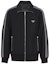 Buy PRADA SS23 Black Zip-Up Jacket with Logo Stripes SGC199-G54-F0002-S-231