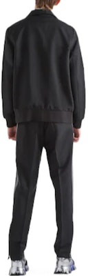 PRADA SS23 Black Zip-Up Jacket with Logo Stripes SGC199-G54-F0002-S-231 Shop PRADA SS23 Black Zip-Up Jacket with Logo Stripes SGC199-G54-F0002-S-231