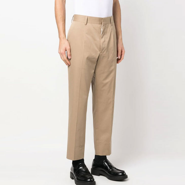 PRADA SS23  Casual Pants with Rear Logo Patch Khaki Color UP0223-1CMO-F0241-S-231 圖 5