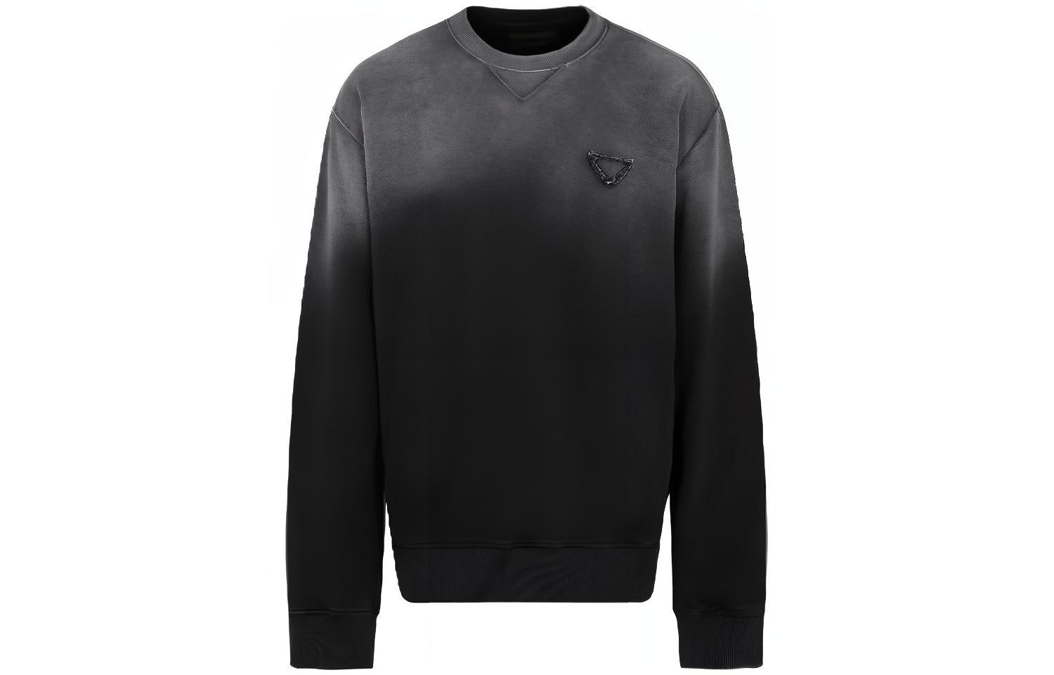 Order Prada SS23 渐变灰色长袖圆领卫衣 UJL26A-13BG-F0002