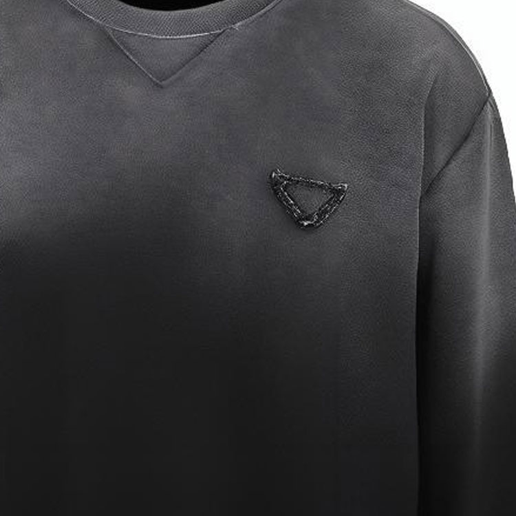 Purchase Prada SS23 渐变灰色长袖圆领卫衣 UJL26A-13BG-F0002