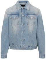 PRADA SS23 Light Blue Single-Breasted Long-Sleeve Jacket GEB227-12K1-F0V3N PRADA SS23 Light Blue Single-Breasted Long-Sleeve Jacket GEB227-12K1-F0V3N