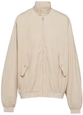 PRADA SS23 Jaket Bomber Kapas Campuran Limestone. SGC245-12NS-F0A08 Order PRADA SS23 Jaket Bomber Kapas Campuran Limestone. SGC245-12NS-F0A08