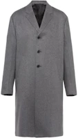 Order PRADA SS23 石板灰中長款單排扣大衣。 UC463X-1YEF-F0480-S-211