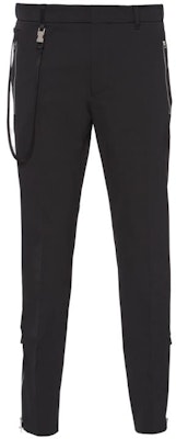 PRADA SS23 Slim Fit Black Casual Pants with Logo Strap Detailing. SPH131-1Y3L-F0002-S-212 Order PRADA SS23 Slim Fit Black Casual Pants with Logo Strap Detailing. SPH131-1Y3L-F0002-S-212