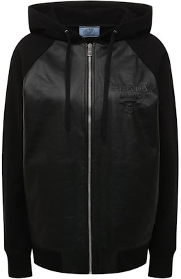 プラダ SS23 無地フード付きジャケット UJL81A-12K0-F0002-S-231 Buy プラダ SS23 無地フード付きジャケット UJL81A-12K0-F0002-S-231