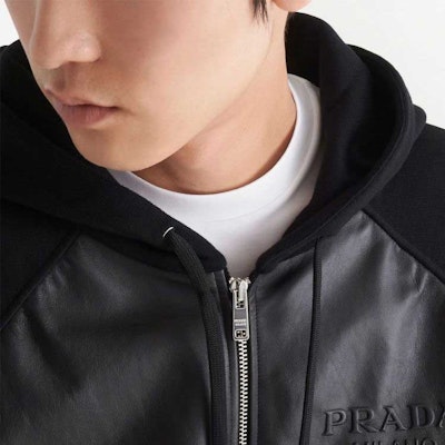 プラダ SS23 無地フード付きジャケット UJL81A-12K0-F0002-S-231 Sizing プラダ SS23 無地フード付きジャケット UJL81A-12K0-F0002-S-231