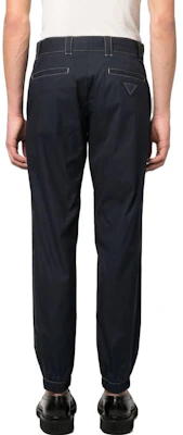 プラダ SS23 ソリッドカラー ニットジョガー スウェットパンツ ストレートフィット SPH284-12VC-F022E Shop プラダ SS23 ソリッドカラー ニットジョガー スウェットパンツ ストレートフィット SPH284-12VC-F022E
