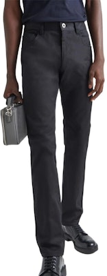 PRADA SS23 솔리드 스트레이트 핏 캐주얼 팬츠 블랙 GEP327-1W4P-F0557-S-221 Purchase PRADA SS23 솔리드 스트레이트 핏 캐주얼 팬츠 블랙 GEP327-1W4P-F0557-S-221