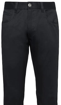 PRADA SS23 솔리드 스트레이트 핏 캐주얼 팬츠 블랙 GEP327-1W4P-F0557-S-221 Details for PRADA SS23 솔리드 스트레이트 핏 캐주얼 팬츠 블랙 GEP327-1W4P-F0557-S-221