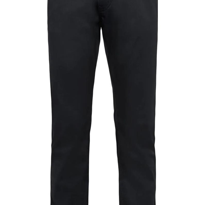 Sizing PRADA SS23 솔리드 스트레이트 핏 캐주얼 팬츠 블랙 GEP327-1W4P-F0557-S-221