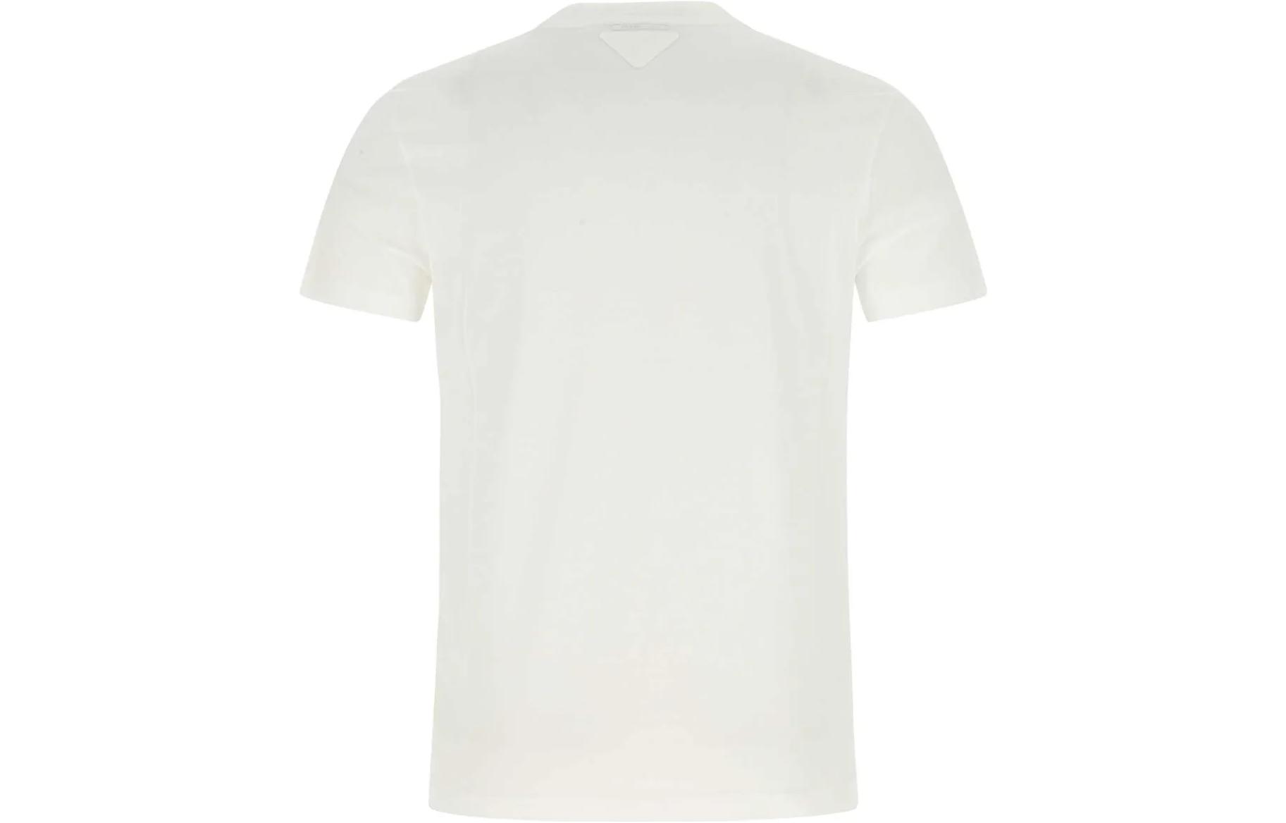PRADA SS23  White Cotton Crew Neck Short Sleeve T-Shirts (3-Pack). UJM492-ILK-F0009-S-221 圖 3
