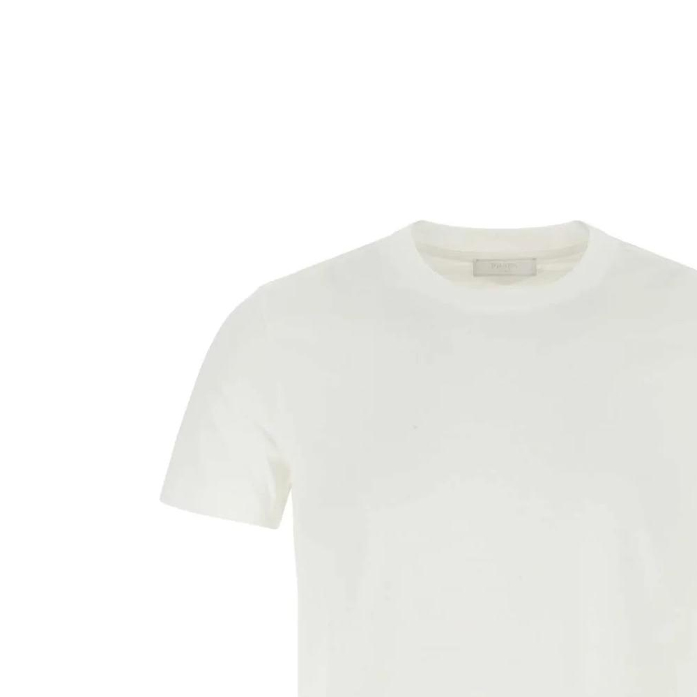 PRADA SS23  White Cotton Crew Neck Short Sleeve T-Shirts (3-Pack). UJM492-ILK-F0009-S-221 圖 5