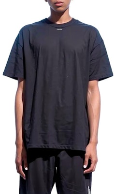 PRADA SS23 黑色短袖圓領印花T恤 男款 UJN843-12TQ-F0002 Details for PRADA SS23 黑色短袖圓領印花T恤 男款 UJN843-12TQ-F0002