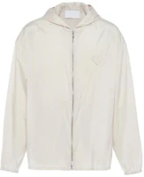 Prada SS23 Solid Color Zip Hoodie Jacket Chalk White SGC255-1ZWT-F0K74-S-231 Prada SS23 Solid Color Zip Hoodie Jacket Chalk White SGC255-1ZWT-F0K74-S-231