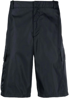 PRADA SS23 三角標誌深藍色工裝短褲 SPH244-1WQ8- F0SVF-S-231 Order PRADA SS23 三角標誌深藍色工裝短褲 SPH244-1WQ8- F0SVF-S-231