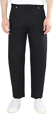 PRADA SS24 Black Casual Pants with Solid Color and Logo Zip Details SPH313-11BZ-F0002-S-232 Purchase PRADA SS24 Black Casual Pants with Solid Color and Logo Zip Details SPH313-11BZ-F0002-S-232