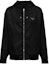 Order PRADA SS24 Jaket Hoodie Oversized Hitam Logo Patch. UJL41B-11JE-F0806-S-OOO