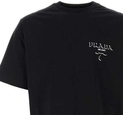 PRADA SS24 經典標誌印花短袖T恤 UJN896-14K7-F0009-S-OOO 3