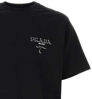 PRADA SS24 經典標誌印花短袖T恤 UJN896-14K7-F0009-S-OOO 4