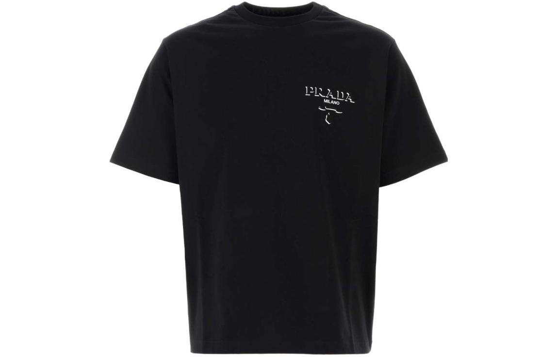 Order PRADA SS24 經典標誌印花短袖T恤 UJN896-14K7-F0009-S-OOO