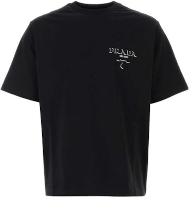 PRADA SS24 經典標誌印花短袖T恤 UJN896-14K7-F0009-S-OOO Order PRADA SS24 經典標誌印花短袖T恤 UJN896-14K7-F0009-S-OOO