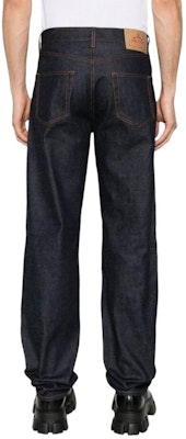 PRADA SS24 Mid-Waist Straight-Leg Jeans Deep Blue GEP374-14FV-F0008-S-VMO Lookbook PRADA SS24 Mid-Waist Straight-Leg Jeans Deep Blue GEP374-14FV-F0008-S-VMO