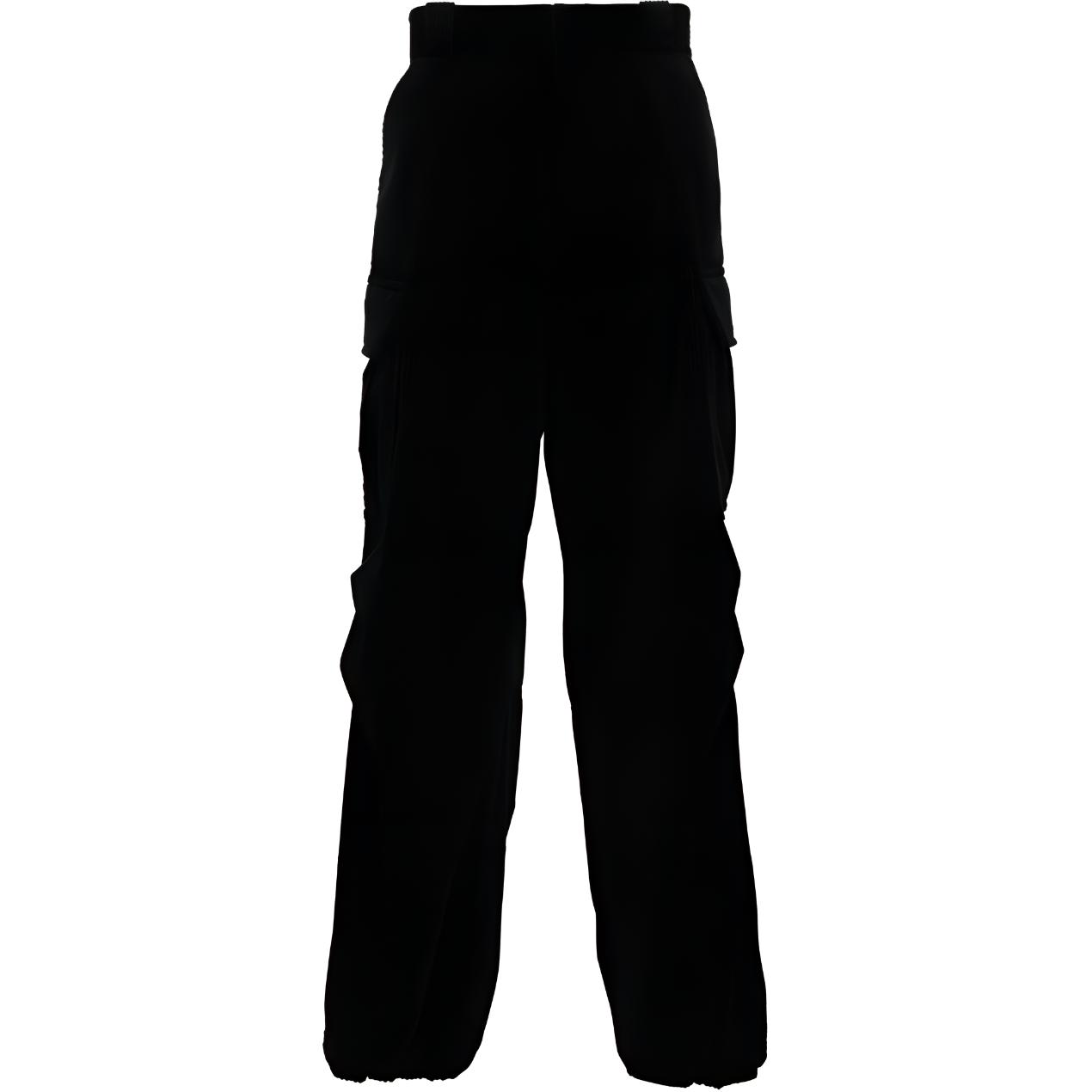 PRADA SS24  Plain Logo Drawstring Hem Casual Pants - Black. SPH286-13YO-F0002-S-222