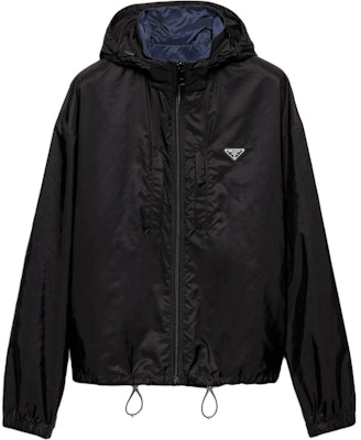 PRADA SS24 Reversible Hooded Jacket Black with Logo Details. SGC603-1WQ9-F0D9M-S-OOO Buy PRADA SS24 Reversible Hooded Jacket Black with Logo Details. SGC603-1WQ9-F0D9M-S-OOO