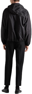 PRADA SS24 Reversible Hooded Jacket Black with Logo Details. SGC603-1WQ9-F0D9M-S-OOO Shop PRADA SS24 Reversible Hooded Jacket Black with Logo Details. SGC603-1WQ9-F0D9M-S-OOO