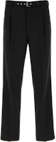 PRADA SS24 Solid Color Casual Straight-Leg Zipper Pants Black UP0244-1358-F0002-S-OOO PRADA SS24 Solid Color Casual Straight-Leg Zipper Pants Black UP0244-1358-F0002-S-OOO