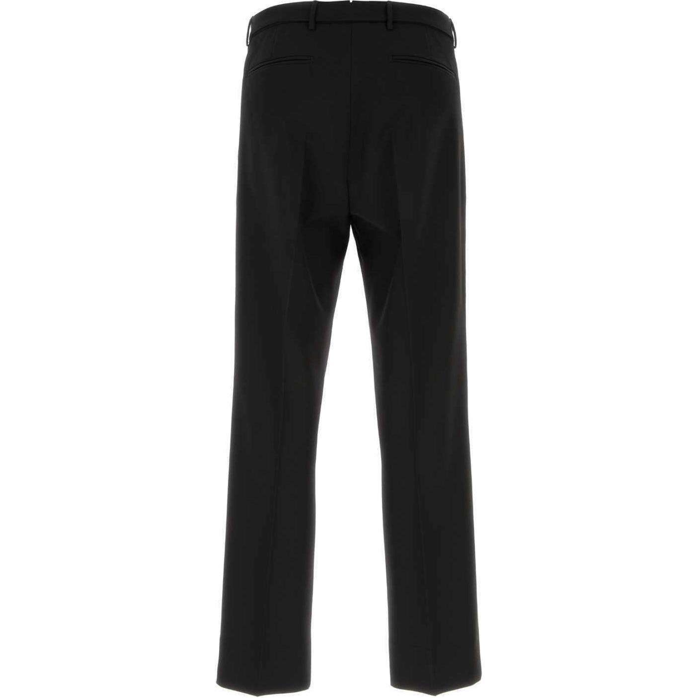Lookbook PRADA SS24  Solid Color Casual Straight-Leg Zipper Pants Black UP0244-1358-F0002-S-OOO