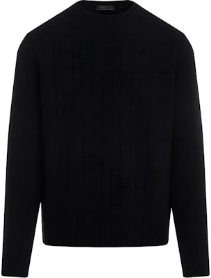 PRADA SS24 Solid Color Crewneck Pullover Sweater - Blue UMB889-15TO-F0008-S-OOO Order PRADA SS24 Solid Color Crewneck Pullover Sweater - Blue UMB889-15TO-F0008-S-OOO