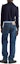 Shop PRADA SS24 Solid Logo Low-Waist Straight Denim Jeans Blue GEP374-14EF-F0008-S-VMO