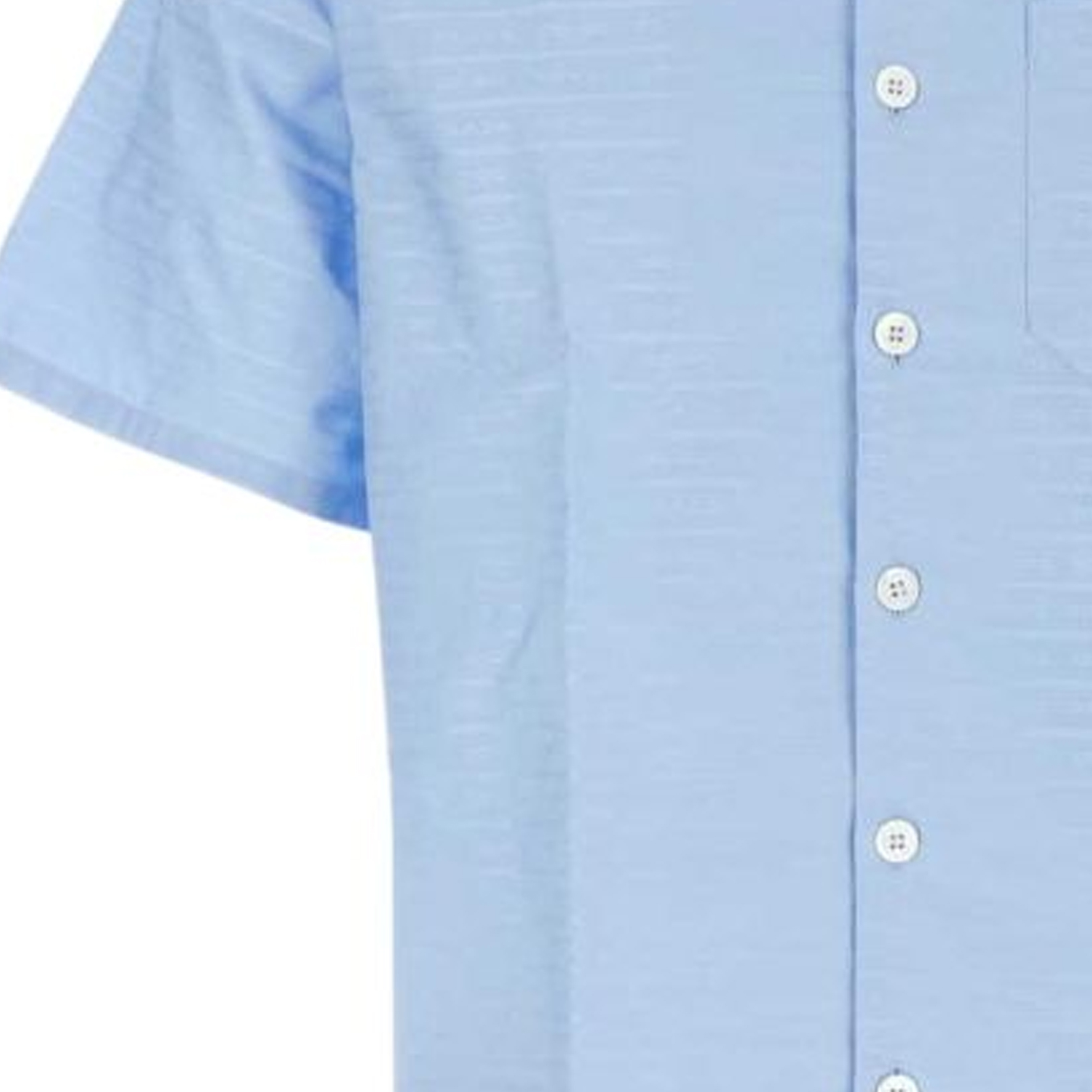 Sizing PRADA SS24 藍色條紋Logo短袖襯衫 UCS414-1VJP-F0012-S-221