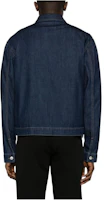 Shop PRADA SS24 復古藍色水洗牛仔外套 長袖休閒風格 GEB255-14PW-F0008-SOOO