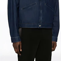 Details for PRADA SS24 復古藍色水洗牛仔外套 長袖休閒風格 GEB255-14PW-F0008-SOOO
