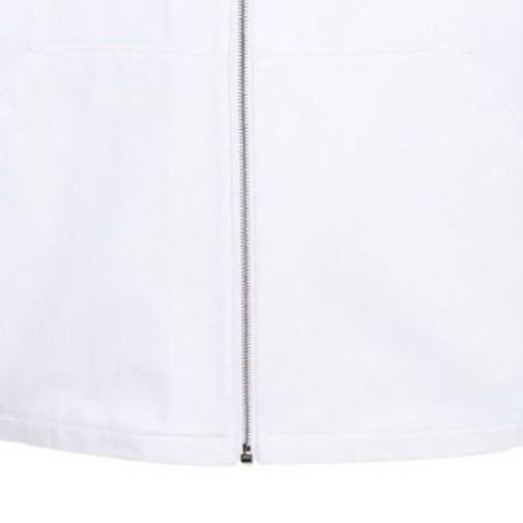 Purchase PRADA SS24 Jaket Kasual Putih Logo Patch Resleting. GEB258-1ZFB-F01CD-S-OOO