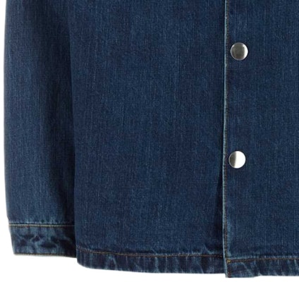 普拉达 SS24 标志补丁单排扣男士蓝色牛仔夹克. GEC066-14EF-F0008-S-212 Details for 普拉达 SS24 标志补丁单排扣男士蓝色牛仔夹克. GEC066-14EF-F0008-S-212