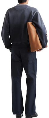 Prada SS24 標誌印花條紋邊圓領長袖衫 藍色 UJL69B-15CA-F0008-S-OOO Details for Prada SS24 標誌印花條紋邊圓領長袖衫 藍色 UJL69B-15CA-F0008-S-OOO