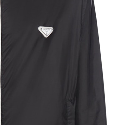普拉达 SS24 男士纯色徽标连帽休闲外套 SGC530-1WQ9-F0967-S-232 Details for 普拉达 SS24 男士纯色徽标连帽休闲外套 SGC530-1WQ9-F0967-S-232