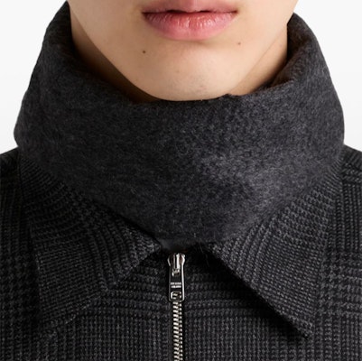 PRADA SS24 條紋Logo拉鍊翻領長袖襯衫 男士深炭灰 SC540-15OW-F0308-S-211 Purchase PRADA SS24 條紋Logo拉鍊翻領長袖襯衫 男士深炭灰 SC540-15OW-F0308-S-211